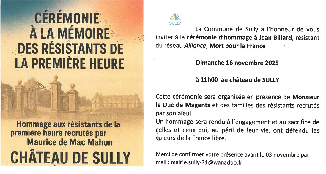 Hommage à Jean Billard
